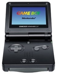 Game Boy Advance SP AGS-001 Console, Smooth Black, Discounted